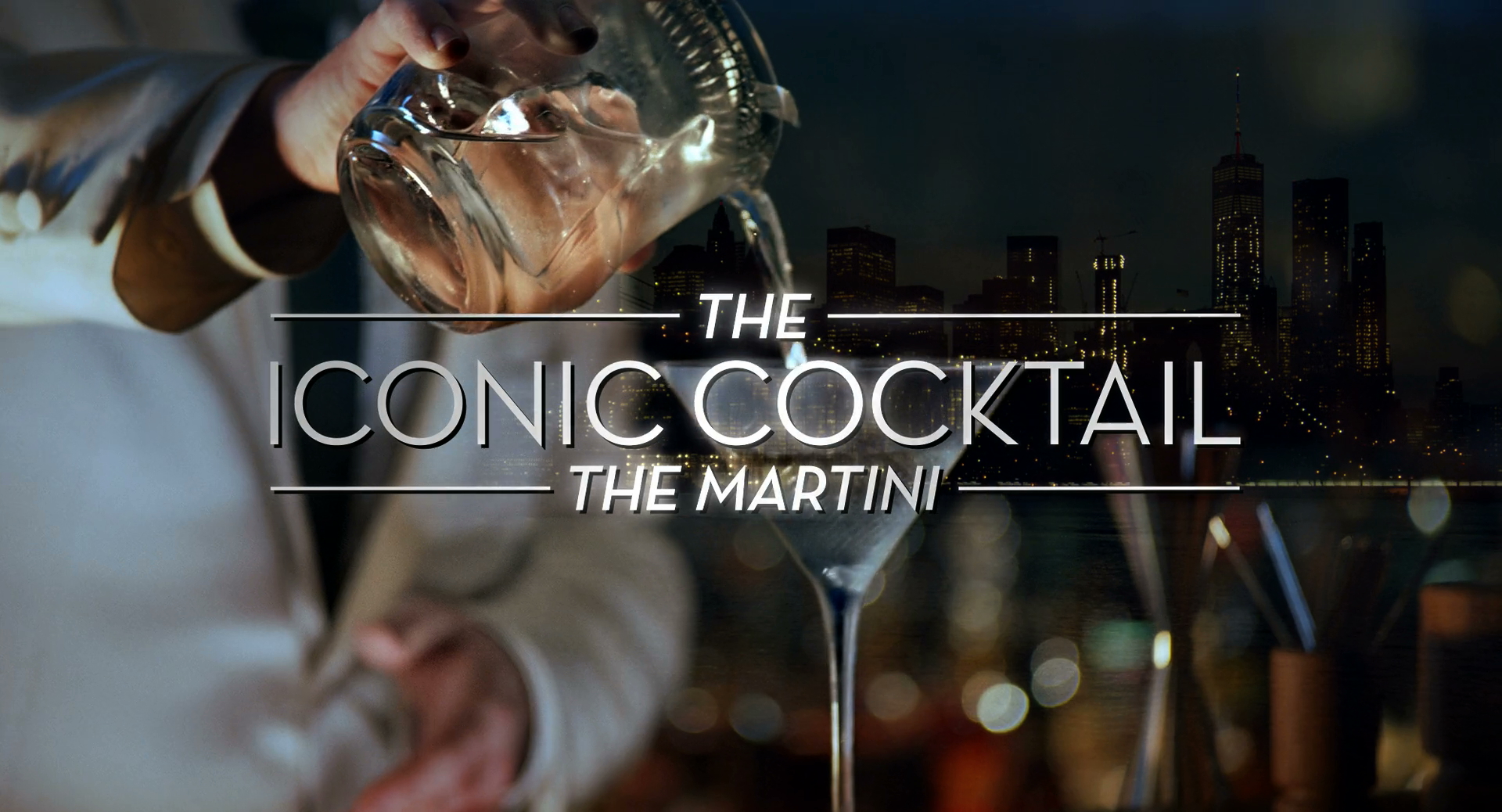 The Iconic Cocktail The Martini